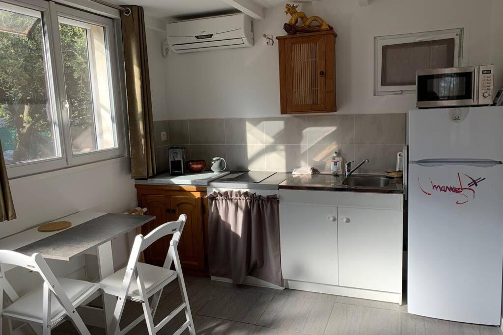 Joli Studio Independant 20M² Avec Jardin Сен-Максимен-ла-Сент-Бом Экстерьер фото